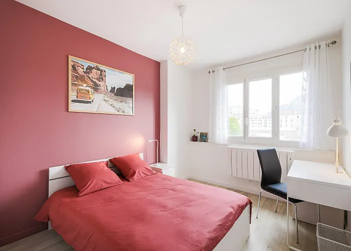 Le Smart&cosy - T5 Spacieux Et Trés Bien équipé - 4 - Parking Gratuit - Wifi Fibre - Gare à 20 Min - Accès Centre Facile - Jusqu'à 8 Personnes Apartamento