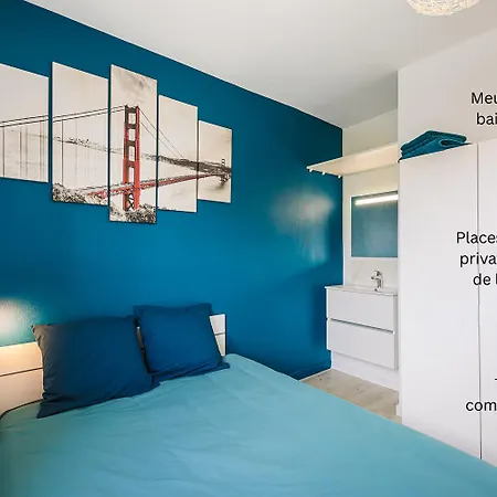La Coloc' Smart & Cosy - 4 Differentes Et Privatives Sont Disponible Dans Ce T4 De 80m2 En Colocation - Jusqu'a 2 Personnes Par - 1 Lit Double Par *