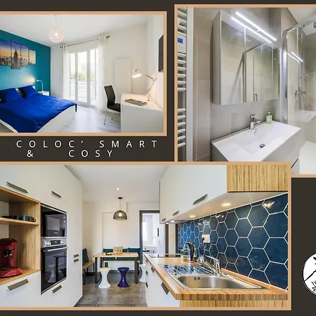 Διαμέρισμα La Coloc' Smart & Cosy - 4 Differentes Et Privatives Sont Disponible Dans Ce T4 De 80m2 En Colocation - Jusqu'a 2 Personnes Par - 1 Lit Double Par *